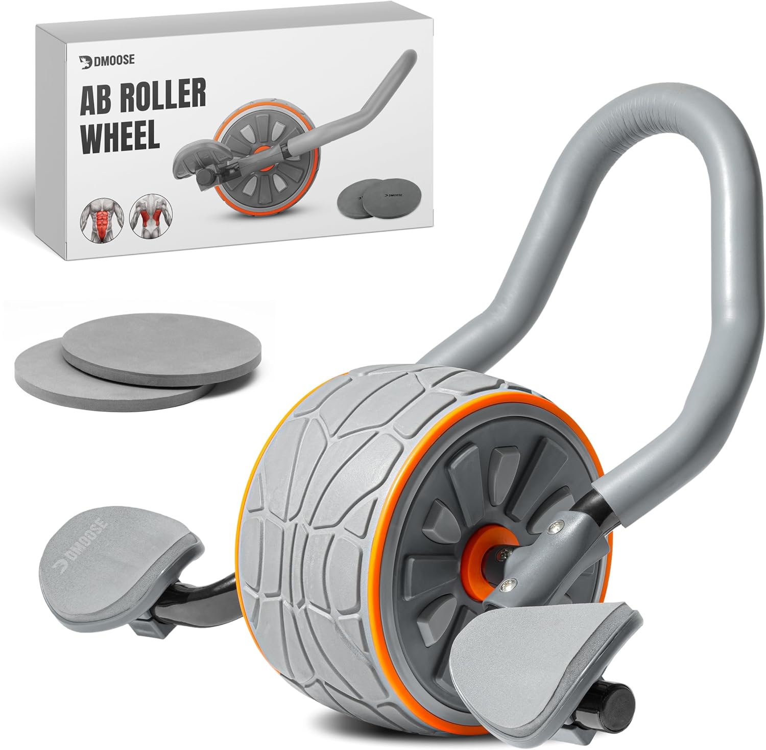 Ab Roller Wheel With Elbow Support - DMoose Fitness Ab Roller Wheel mit