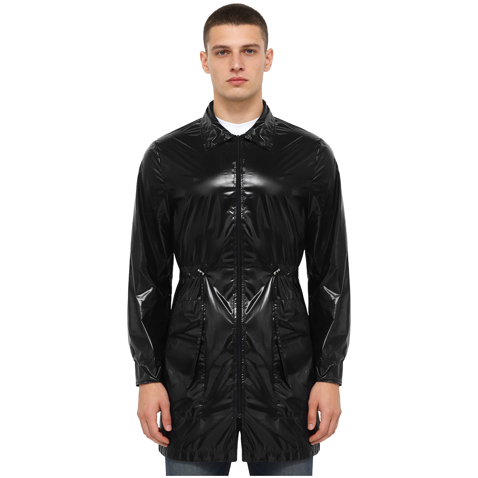 Hiking - Herren Wasserdichte Regenjacke Mantel mit Taschen
