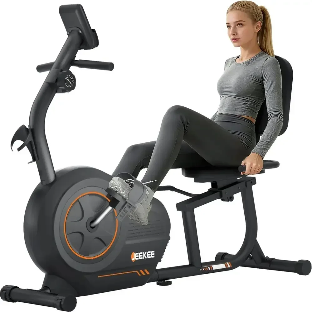 Exercise Bike Magnetic Resistance - Robustes Heimtrainer-Fahrrad mit magnetischer Widerstandsstufe, 400