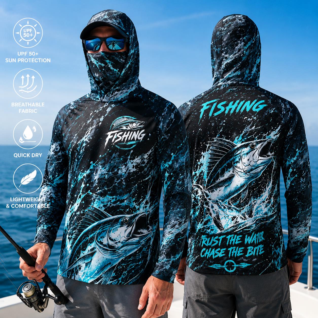 Outdoor-Sonnenschutz-Langarm-A – Fishing Bewertung und Preis