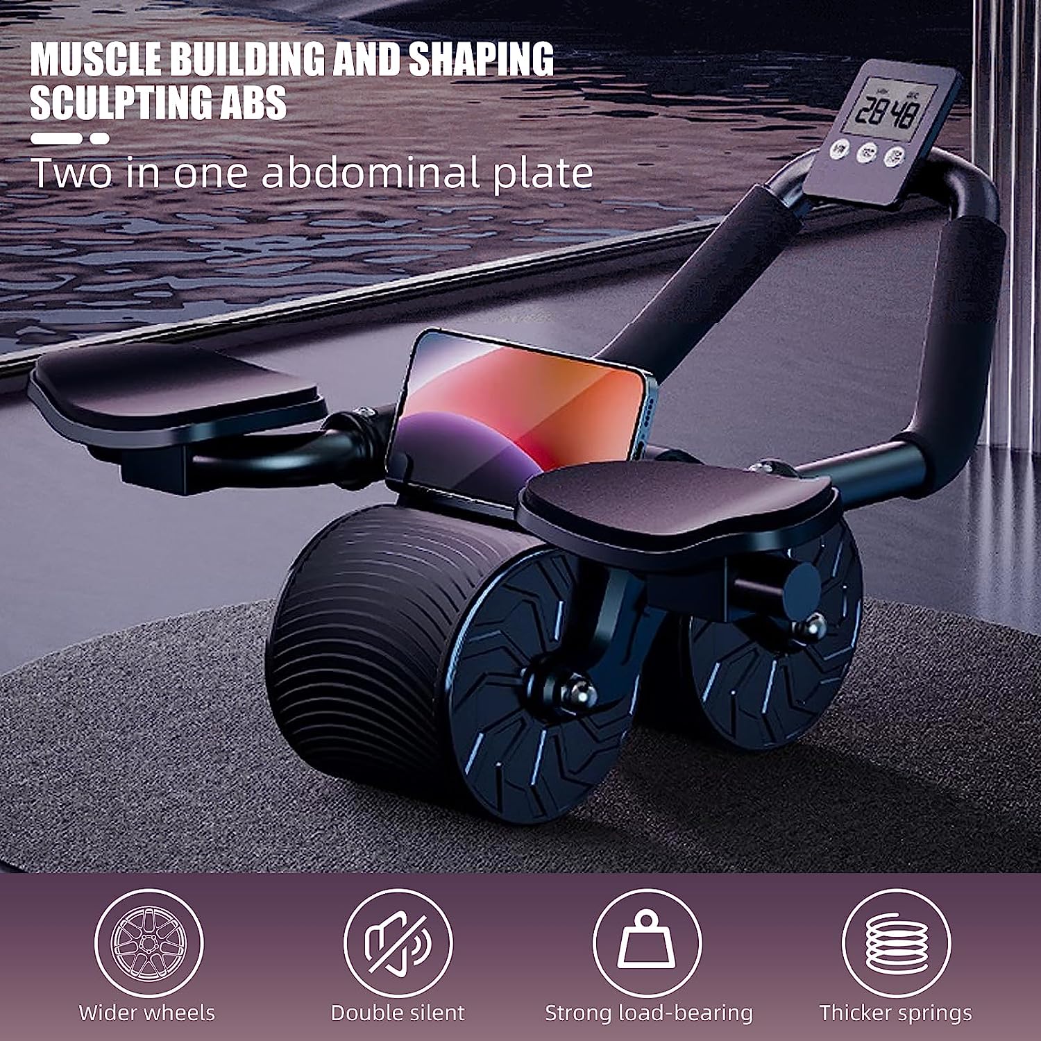 Ellenbogenstütze, automatische – Ab Roller Wheel With Elbow Support Bewertung und Preis