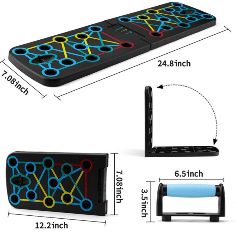 Liegebrett-Set, faltbares Lieg – Push Up Board Foldable Multi Function Bewertung und Preis