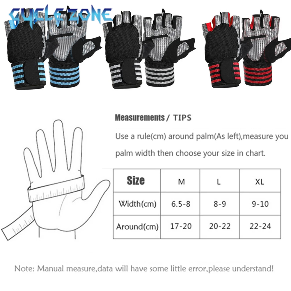 1 Paar Halbfinger-Fitnesshands – Wrist Wraps Weightlifting Support Bewertung und Preis