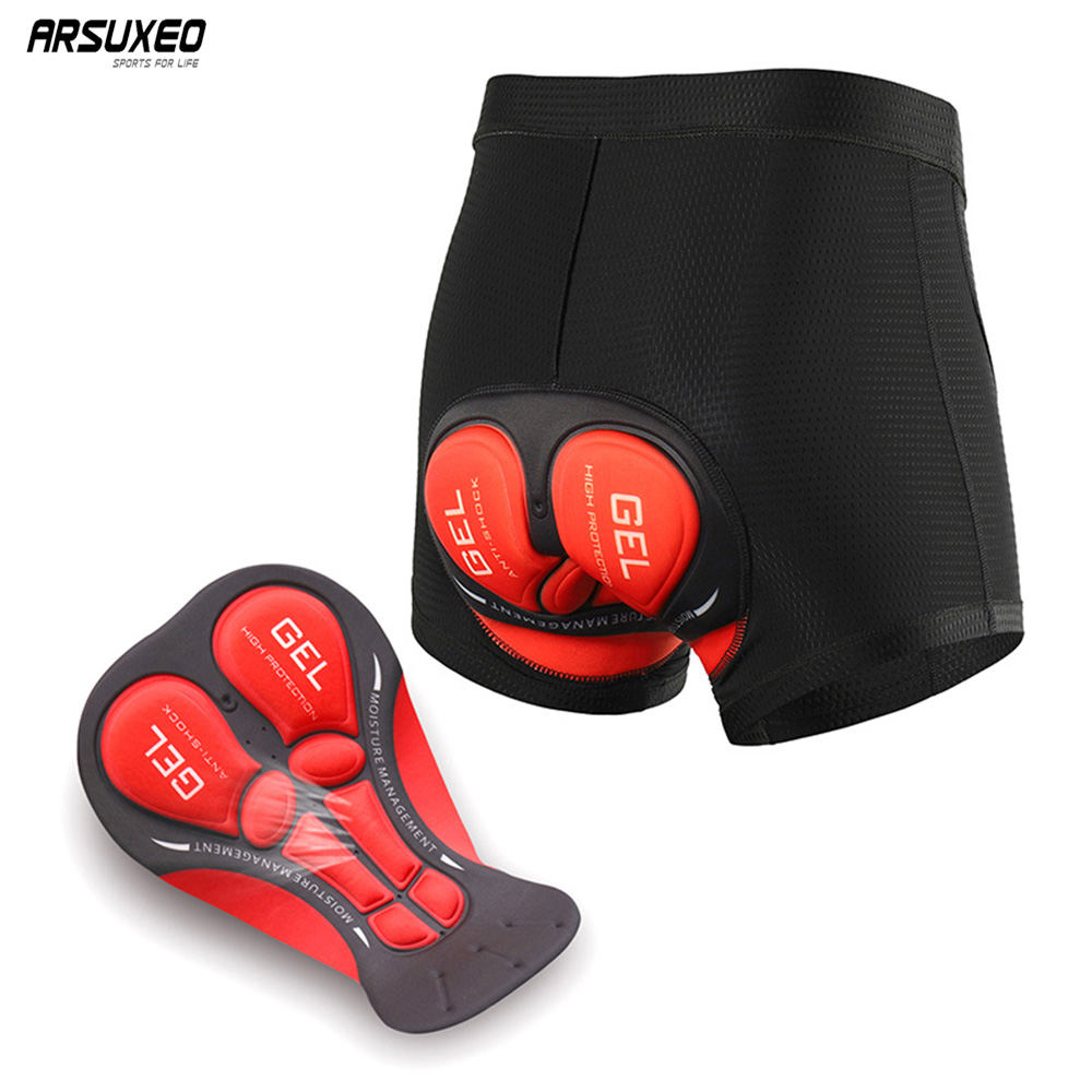 ARSUXEO Herren Radhose Fahrrad – Padded Cycling Shorts 5D Gel Bewertung und Preis